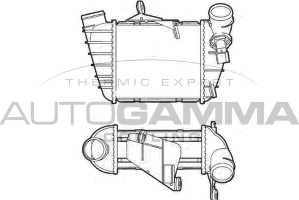 Autogamma 103637 - Интеркулер autocars.com.ua