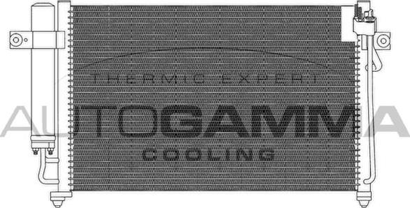 Autogamma 103698 - Конденсатор, кондиціонер autocars.com.ua