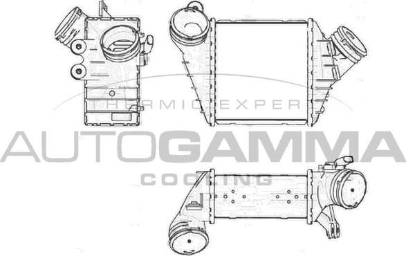 Autogamma 103727 - Интеркулер autocars.com.ua