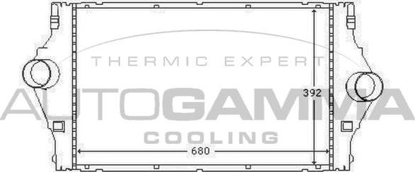 Autogamma 103745 - Интеркулер autocars.com.ua