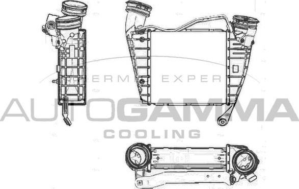 Autogamma 103794 - Интеркулер autocars.com.ua