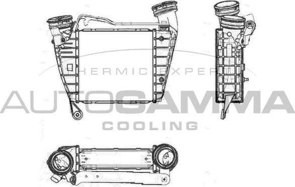 Autogamma 103795 - Интеркулер autocars.com.ua