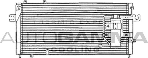 Autogamma 103803 - Конденсатор, кондиціонер autocars.com.ua