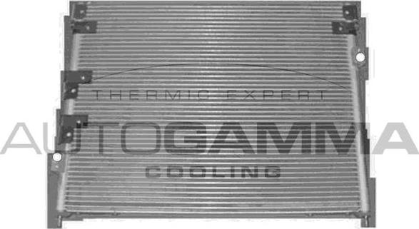 Autogamma 103805 - Конденсатор, кондиціонер autocars.com.ua