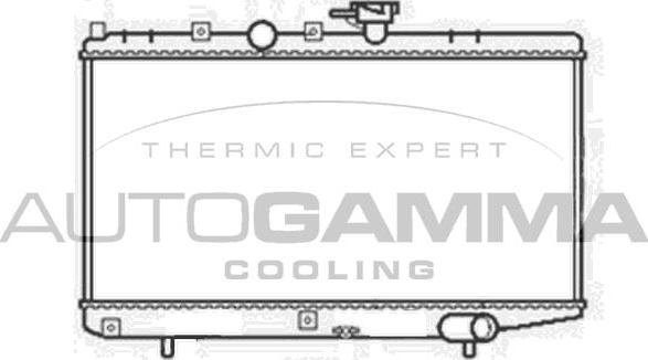 Autogamma 103817 - Радіатор, охолодження двигуна autocars.com.ua