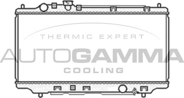 Autogamma 103854 - Радіатор, охолодження двигуна autocars.com.ua