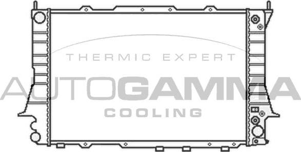Autogamma 103879 - Радіатор, охолодження двигуна autocars.com.ua