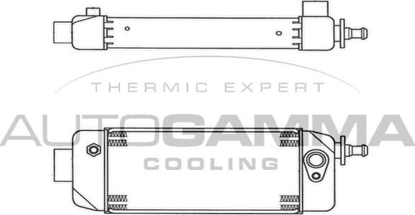 Autogamma 103918 - Масляний радіатор, рухове масло autocars.com.ua