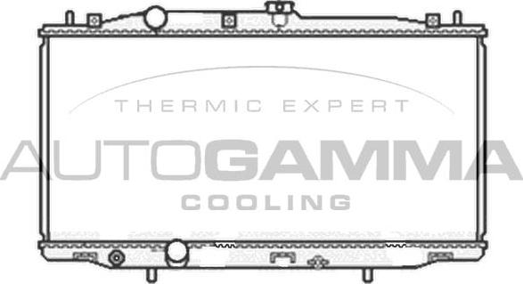 Autogamma 103927 - Радіатор, охолодження двигуна autocars.com.ua