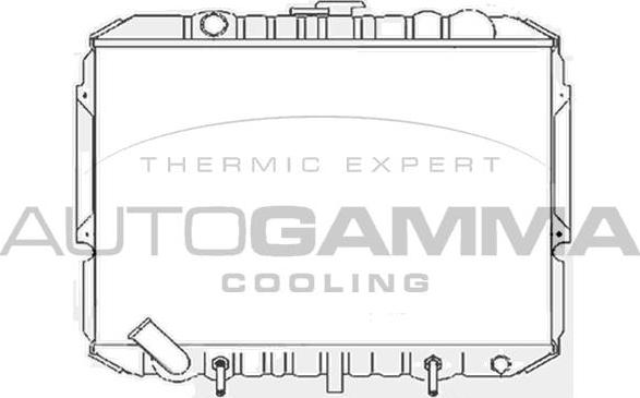 Autogamma 103935 - Радіатор, охолодження двигуна autocars.com.ua