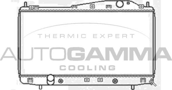 Autogamma 103953 - Радіатор, охолодження двигуна autocars.com.ua