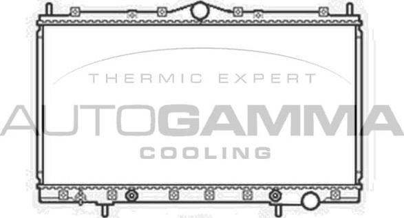 Autogamma 103956 - Радіатор, охолодження двигуна autocars.com.ua