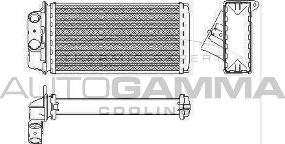 Autogamma 103969 - Теплообмінник, опалення салону autocars.com.ua