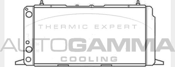 Autogamma 104037 - Радіатор, охолодження двигуна autocars.com.ua