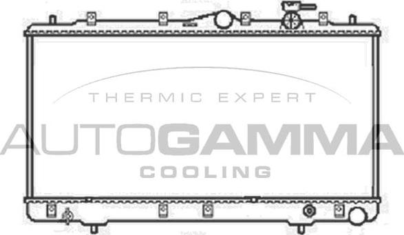Autogamma 104063 - Радіатор, охолодження двигуна autocars.com.ua