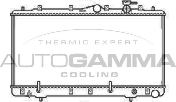 Autogamma 104064 - Радіатор, охолодження двигуна autocars.com.ua