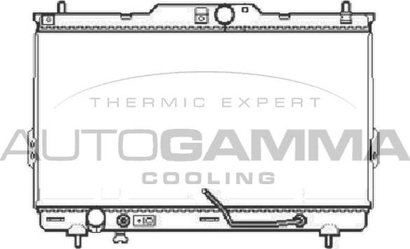 Autogamma 104074 - Радіатор, охолодження двигуна autocars.com.ua