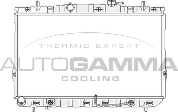 Autogamma 104077 - Радіатор, охолодження двигуна autocars.com.ua