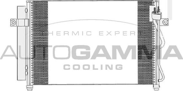 Autogamma 104096 - Конденсатор, кондиціонер autocars.com.ua