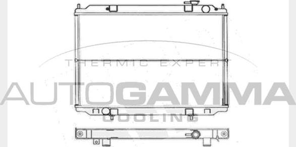 Autogamma 104134 - Радіатор, охолодження двигуна autocars.com.ua