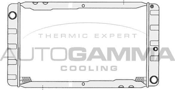 Autogamma 104199 - Радіатор, охолодження двигуна autocars.com.ua