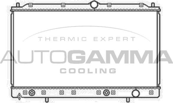 Autogamma 104291 - Радіатор, охолодження двигуна autocars.com.ua