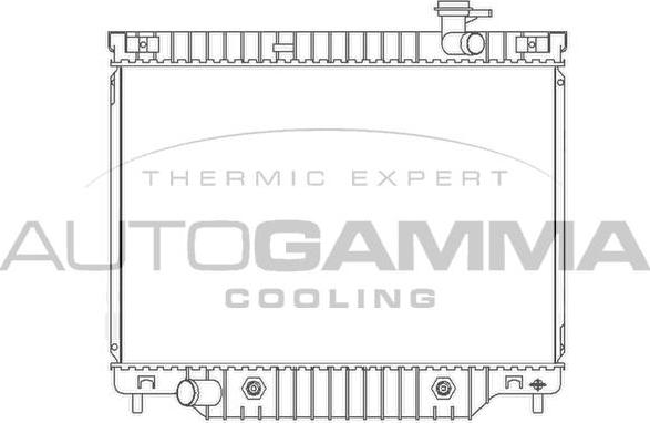 Autogamma 104422 - Радіатор, охолодження двигуна autocars.com.ua