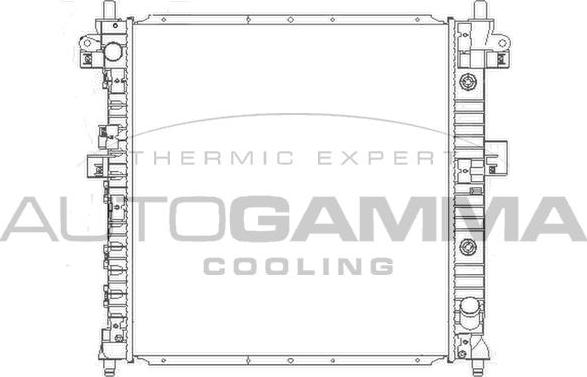 Autogamma 104424 - Радіатор, охолодження двигуна autocars.com.ua