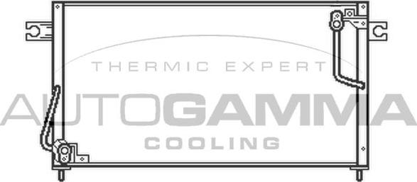 Autogamma 104460 - Конденсатор, кондиціонер autocars.com.ua
