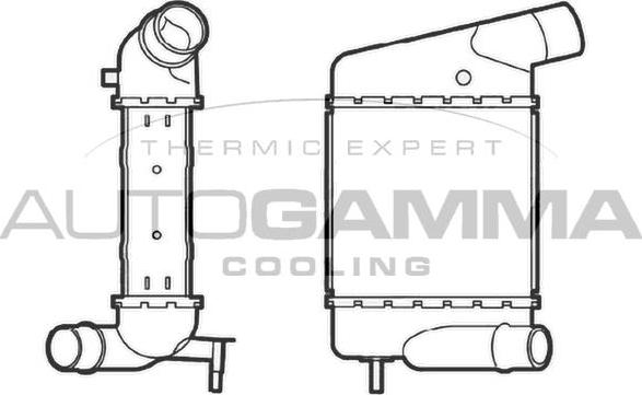 Autogamma 104492 - Интеркулер autocars.com.ua