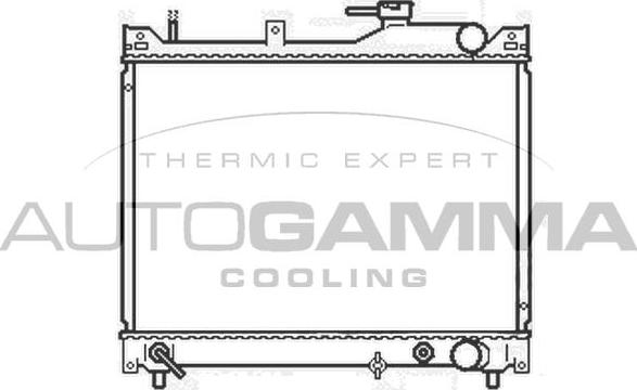 Autogamma 104564 - Радіатор, охолодження двигуна autocars.com.ua
