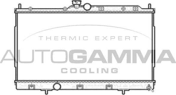 Autogamma 104605 - Радиатор, охлаждение двигателя autodnr.net