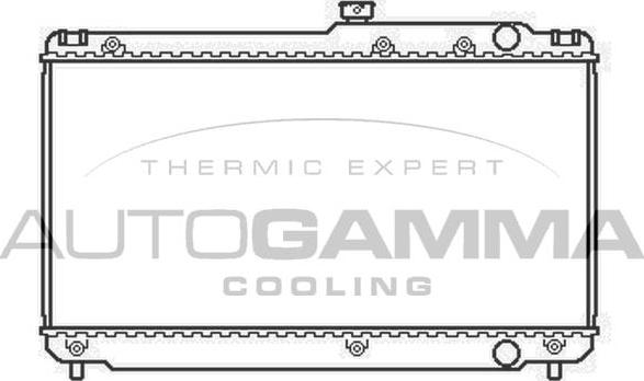 Autogamma 104669 - Радіатор, охолодження двигуна autocars.com.ua