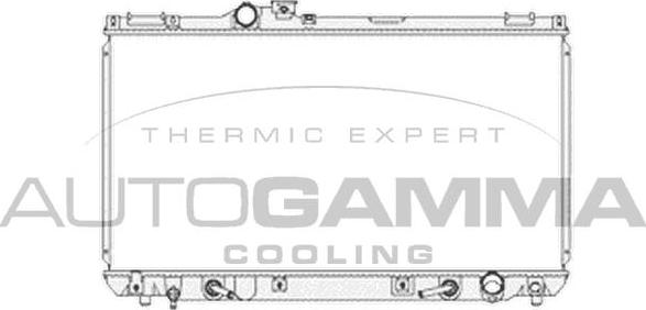 Autogamma 104671 - Радіатор, охолодження двигуна autocars.com.ua