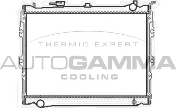 Autogamma 104679 - Радіатор, охолодження двигуна autocars.com.ua