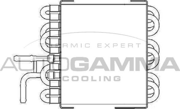 Autogamma 104686 - Радіатор, охолодження двигуна autocars.com.ua