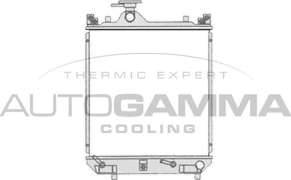 Autogamma 104709 - Радиатор, охлаждение двигателя autodnr.net