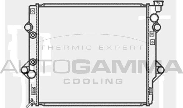 Autogamma 104868 - Радиатор, охлаждение двигателя autodnr.net