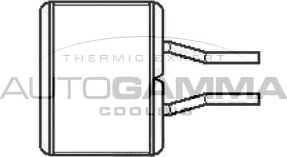 Autogamma 104879 - Теплообмінник, опалення салону autocars.com.ua