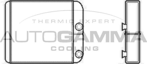 Autogamma 104882 - Теплообмінник, опалення салону autocars.com.ua
