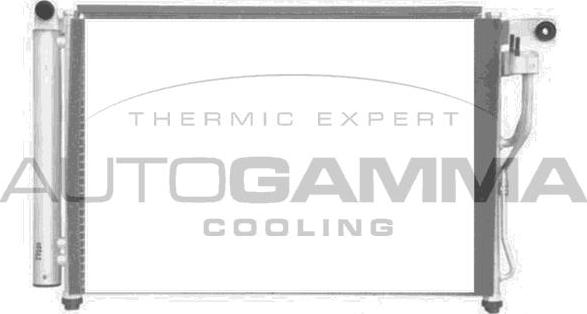 Autogamma 104904 - Конденсатор, кондиціонер autocars.com.ua