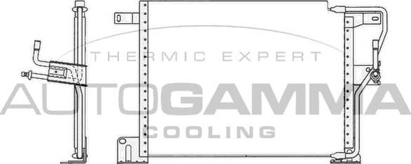 Autogamma 104989 - Конденсатор, кондиціонер autocars.com.ua