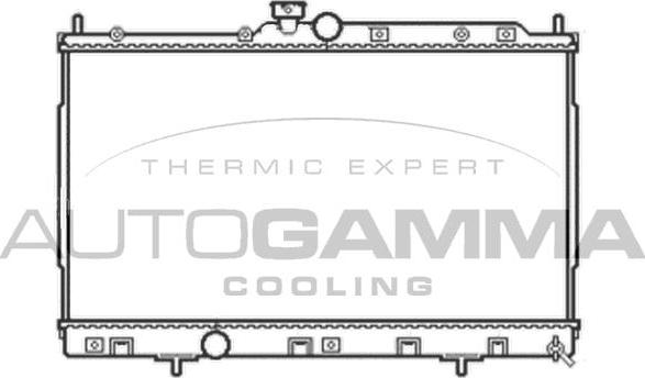 Autogamma 105051 - Радиатор, охлаждение двигателя autodnr.net