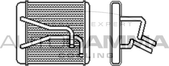 Autogamma 105064 - Теплообмінник, опалення салону autocars.com.ua