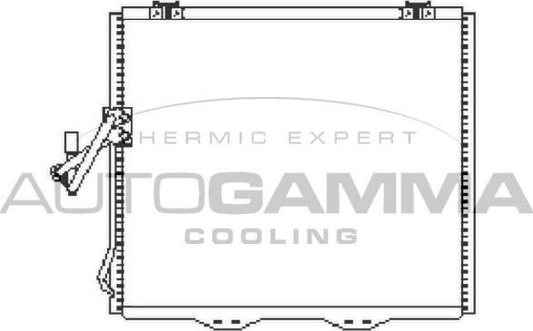 Autogamma 105079 - Конденсатор, кондиціонер autocars.com.ua