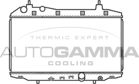 Autogamma 105106 - Радиатор, охлаждение двигателя autodnr.net
