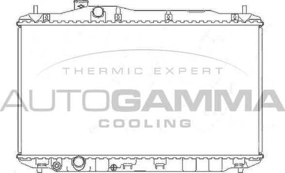 Autogamma 105135 - Радиатор, охлаждение двигателя autodnr.net