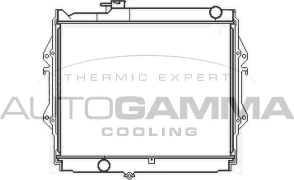 Autogamma 105183 - Радіатор, охолодження двигуна autocars.com.ua