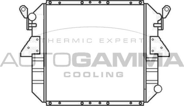 Autogamma 105286 - Радіатор, охолодження двигуна autocars.com.ua