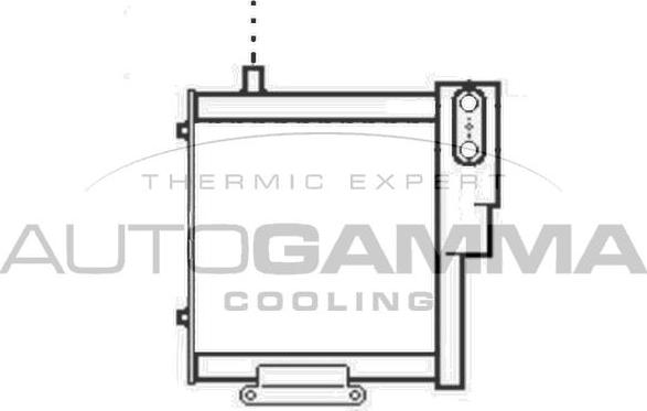 Autogamma 105304 - Масляний радіатор, рухове масло autocars.com.ua
